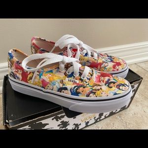 Disney Multi Princess Kids Vans BNWT Size 1.5